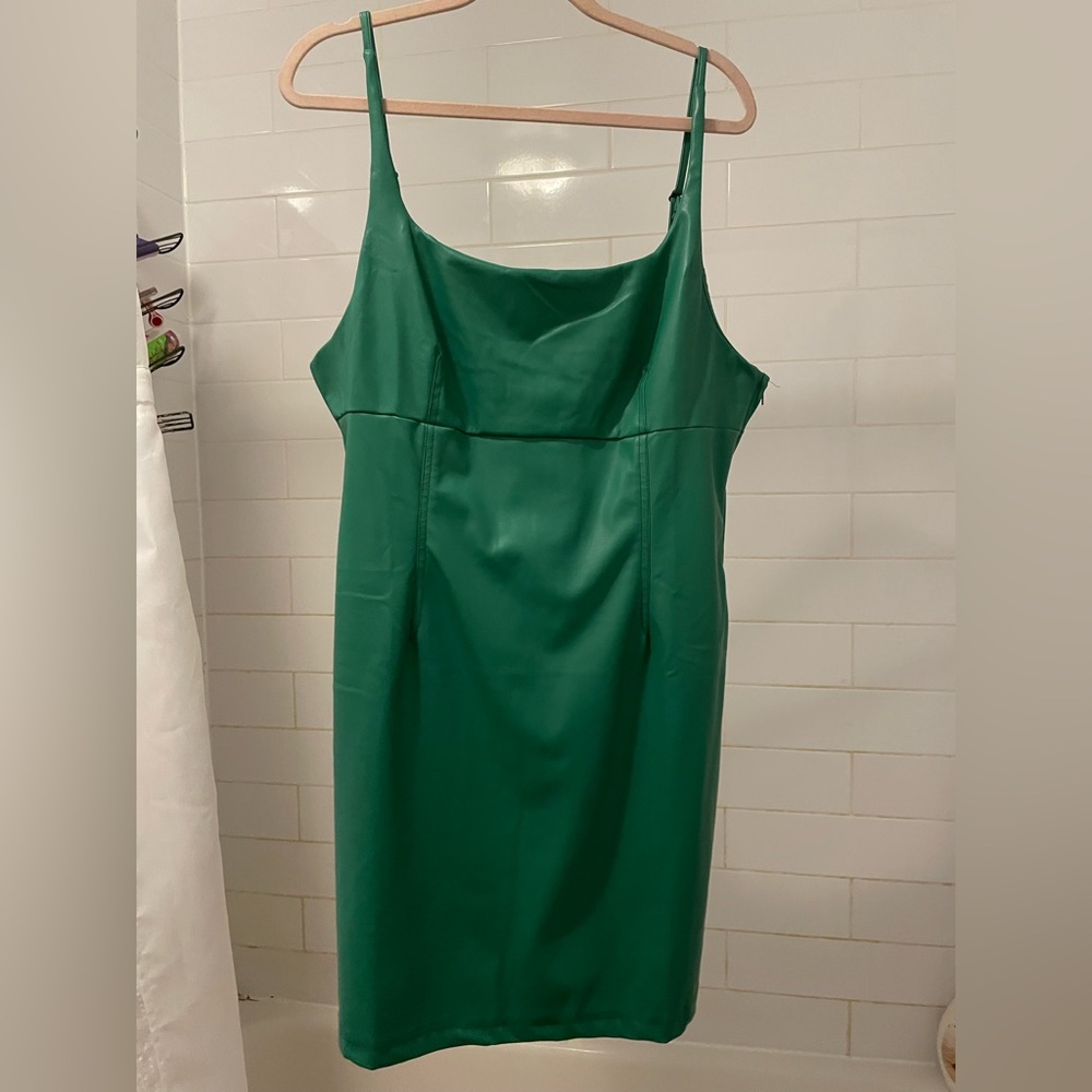 Fashion Nova Leather Dress NWT
